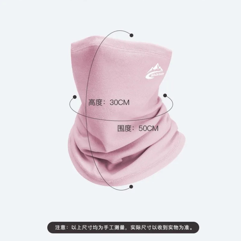 Winter Warm Cycling Windproof Thermal Fleece Bike Headband Scarf Men Women Breathable Cycling Neck Gaiter