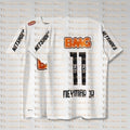Neymar 11 Football Jersey Unisex Outdoor Sports Casual Training T-shirt Comfortable Fit for Adults And Children