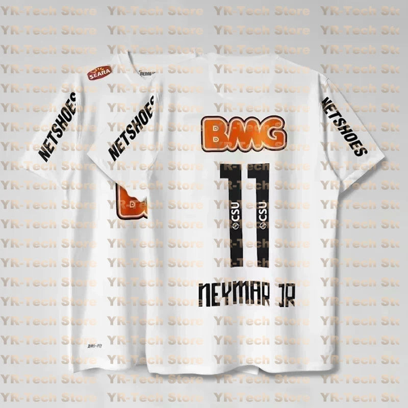 Neymar 11 Football Jersey Unisex Outdoor Sports Casual Training T-shirt Comfortable Fit for Adults And Children