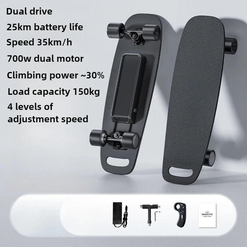 350W/700W 4-Wheel Electric Scooter 24V/36V Single and dual drive with Remote Control for Adults Commuting, Travel & Outdoor