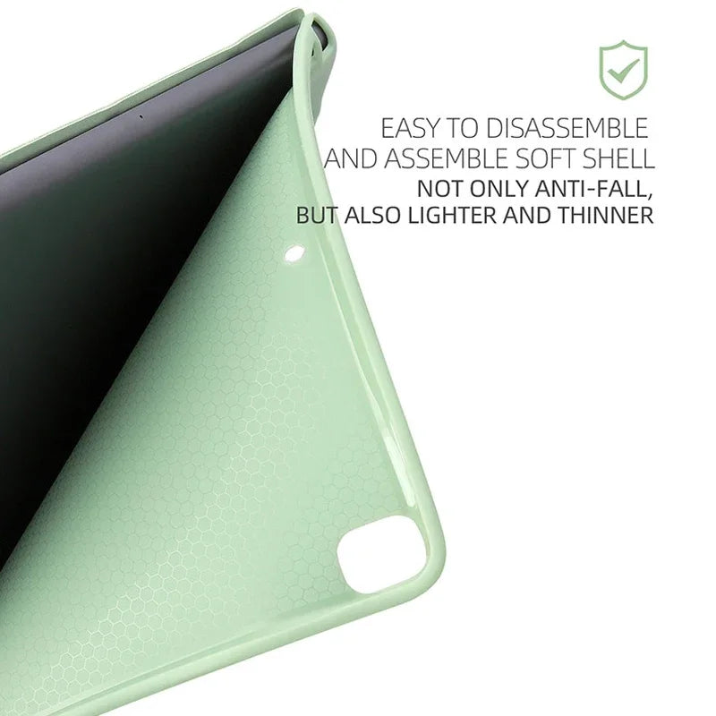 Flip Cover Case For Apple iPad Air Pro MINI 3 4 5 6 7 8 9 10 11 12.9 13 inch Leather Sleeve Stand Auto Sleep Wake Shockproof