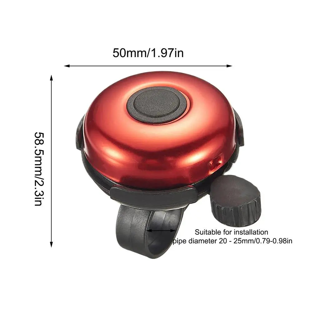 Universal Bicycle Bell Alloy Cycling Ring Horn Bike Handlebar Outdoor Riding Safety 100dB Loud Scooter Accessories Classic