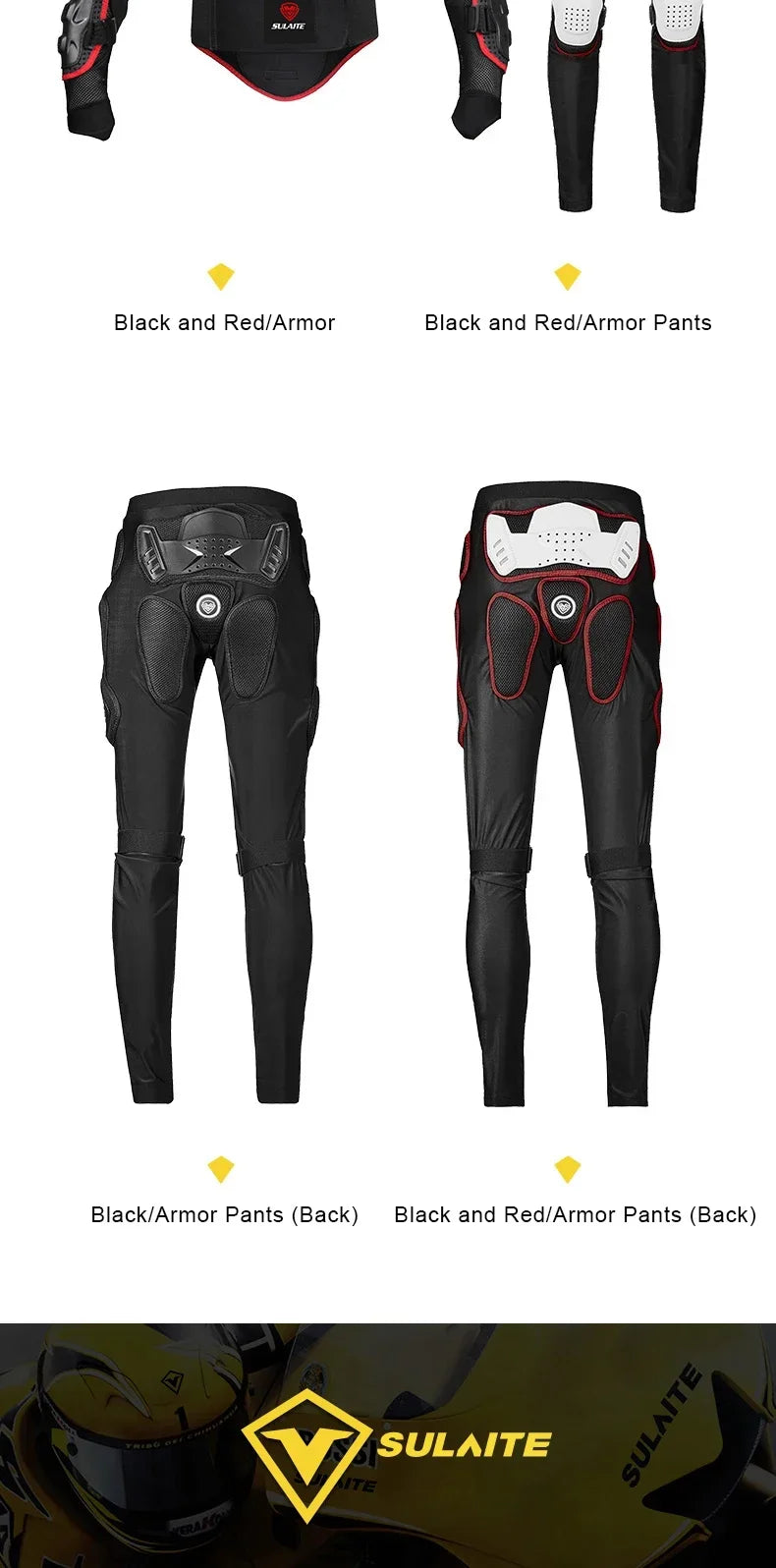 Sulaite Motorcycle Jacket Racing Riding Armor Protector ATV Motocross Body Protection Jackets Enduro Clothing Protective Gear