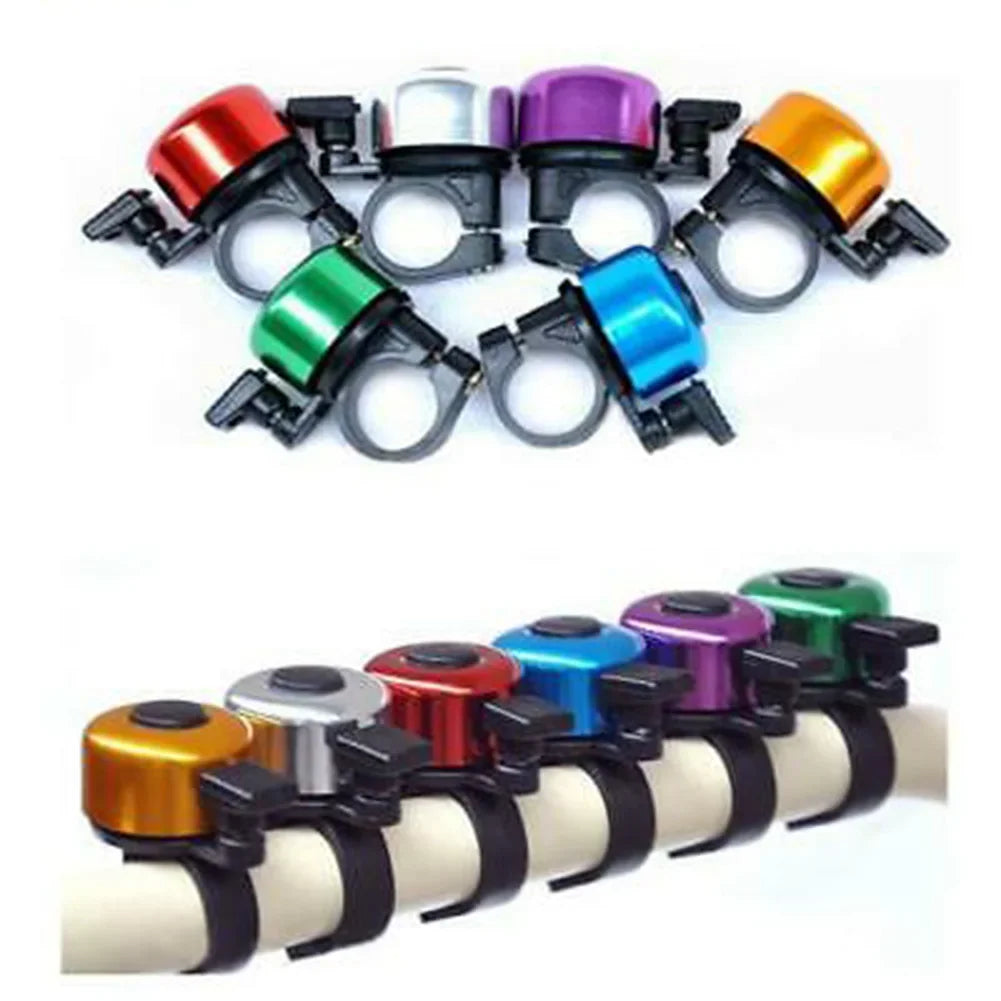 2pcs Small Bicycle Bell Aluminum Alloy Bike Safety Warning Alarm Cycling Handlebar Bell Ring Bicycle Horn Cycling Accessorie