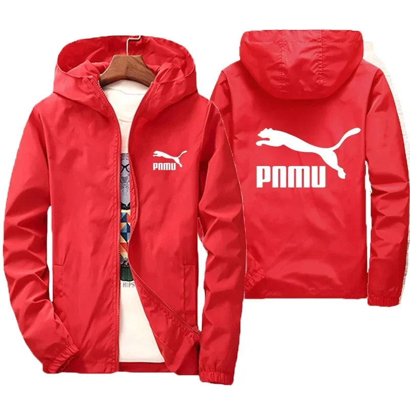 2026 New Men's Spring Autumn Windproof Sunscreen Coat Hooded Long Sleeve Thin Jacket Outdoor Fashion Trend Daily Outerwear