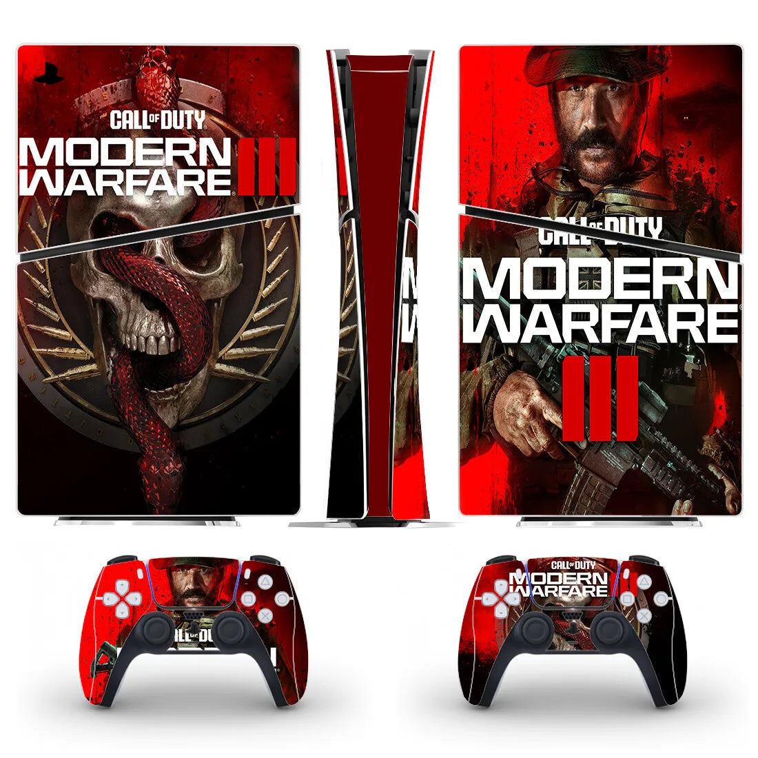 Game COD New PS5 Slim Digital Skin Sticker Protector Decal Cover for Console Controller PS5 Slim Sticker Vinyl