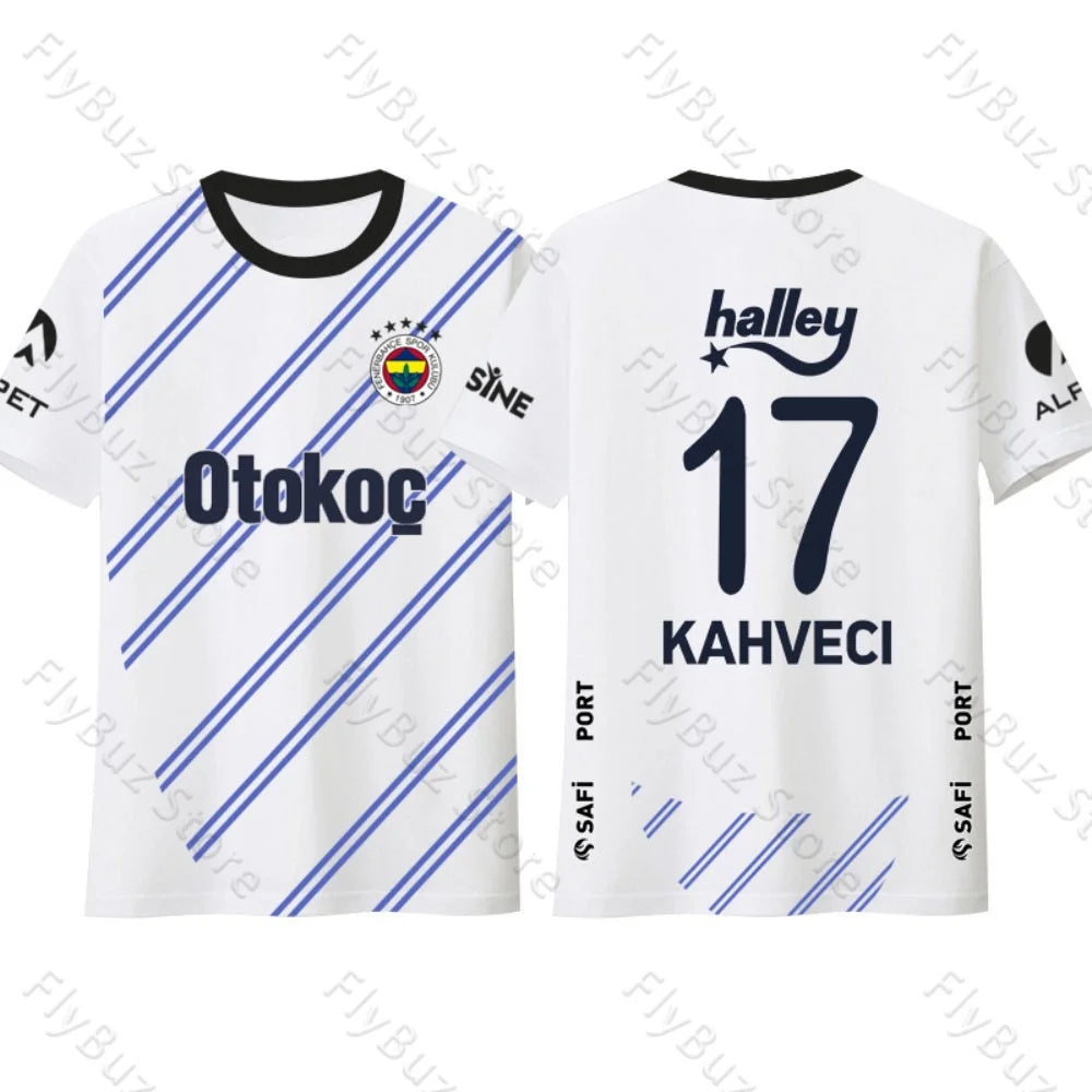 New Fashion Street Breathable Quick-Drying Training Jersey T-Shirt Fenerbahce Fan Jersey Children's Size And Adult Size