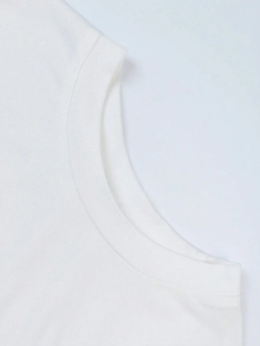 3pcs Sale Women's T-shirts Summer Round Collar Short Sleeve Slim Solid Color Tee Tops YDFS-53001
