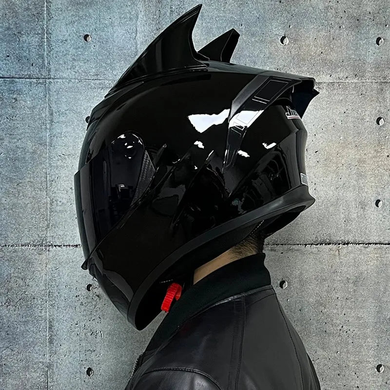 JIEKAI DOT Certified Full Face Motorcycle Helmet Racing Dual Lens Helmet