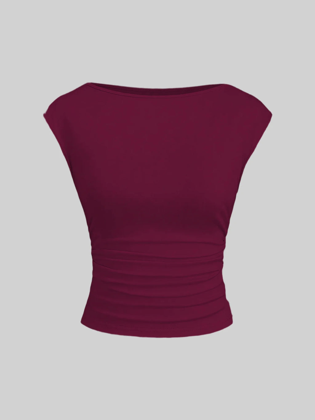 Sleeveless Pleated Tanks T-shirts Women Solid Vintage Crop Tops Sexy Kpop Tees Tshirts Gothic Harajuku Cheap Clothes Woman