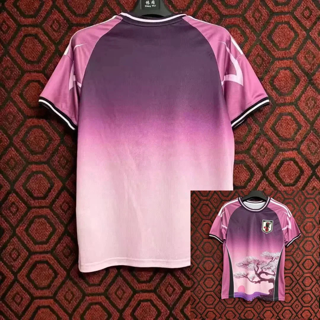 Cherry Blossom Pink Moto sweatshirt of the Japanese national football team 2025Breathable and sweat-free exercise