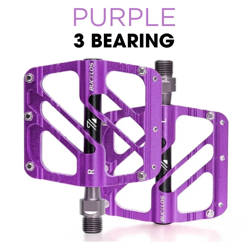AEYINO Bicycle Pedals MTB Bike Pedal Foot Plat Nylon Anti-slip 9''16 Standard Pedals Widen Classic Pedal Reflector Bicycle Parts