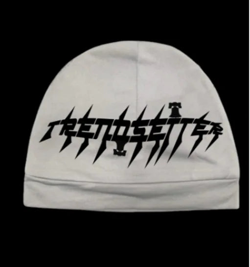 Y2K Aesthetic Fashion Simple Letters Embroidered Men Women Couples Hat Winter Outdoor Hip Hop Rock Streetwear Casual Warm Beanie