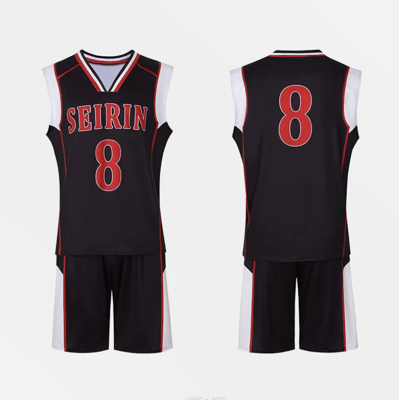 Kuroko No Basuke Basketball Shutoku School Midorima Shintaro Uniform School Jersey Top Shorts Cosplay Costumes Men Sports Wear