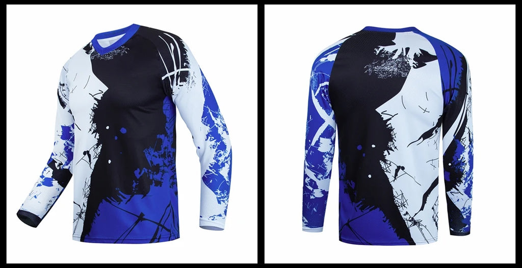 Pink Dirt Bike Shirt Kids Motocross Jersey Youth Off Road Motorcycle Shirt Girls DH mtb BMX Jersey Long Sleeve Cycling Jersey