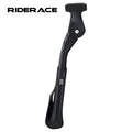 RIDERACE Bicycle Kickstand Adjustable Aluminum 24-29 Inch Mountain Bike Stay Side Rear Parking Rack Road Cycling Side Footrest