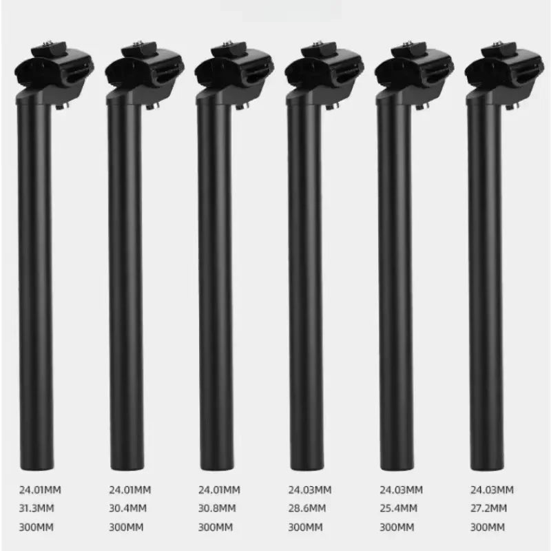 Bicycle Seat Post 25.4/27.2/28.6/30.4/30.8/31.6 MTB, Road Cycling Bridge Column of Lightweight Aluminum Alloy Cushion Seat Post
