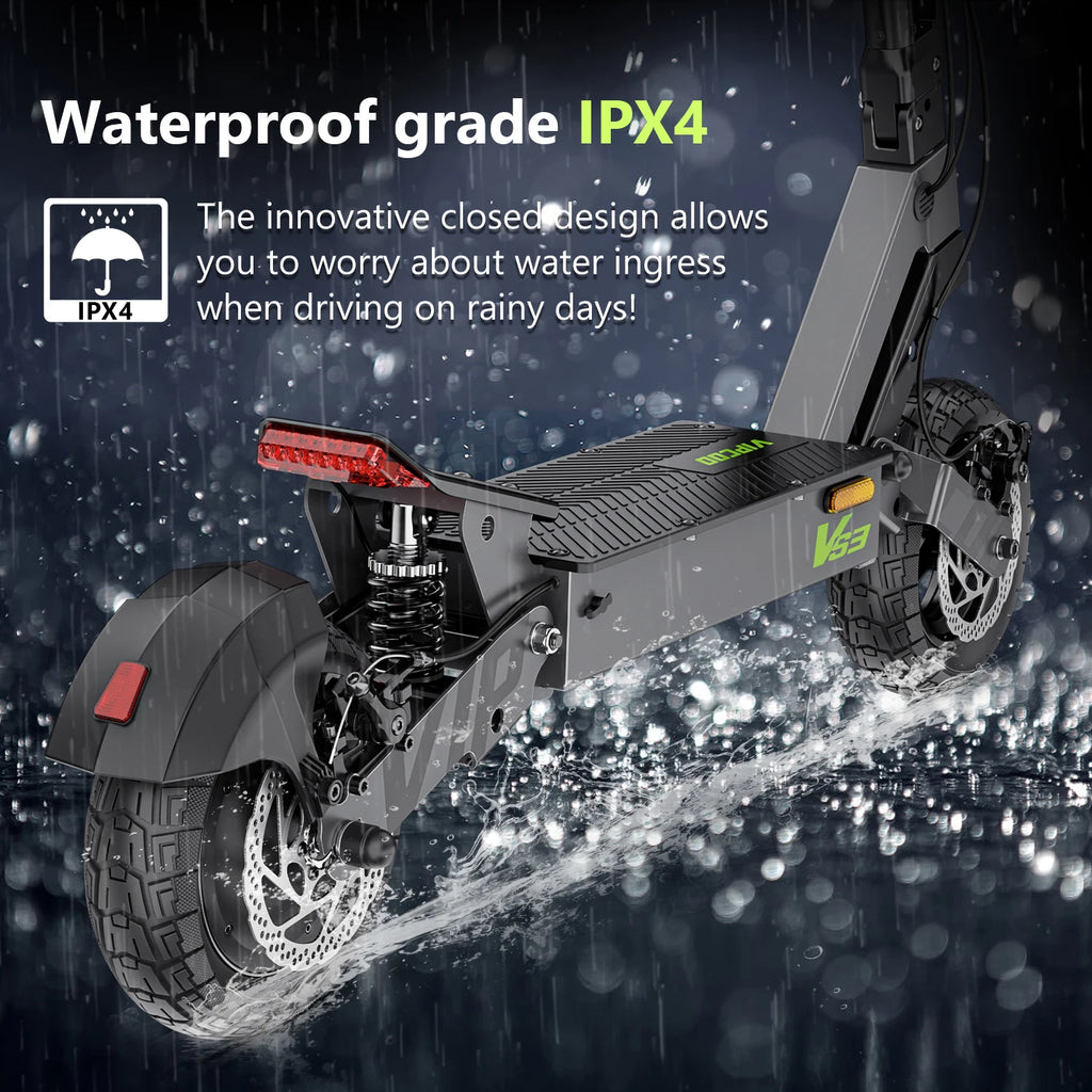 UK Warehouse High Speed VIPCOO VS3 48V 800W Motorized Electric Scooters Drop Shipping for Britain England