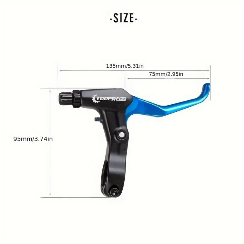1 Pair Bike Brake Lever High Quality Ultralight Aluminum Alloy Bicycle BMX Brake Handle MTB Mountain Cycling Brake Levers V/Disc