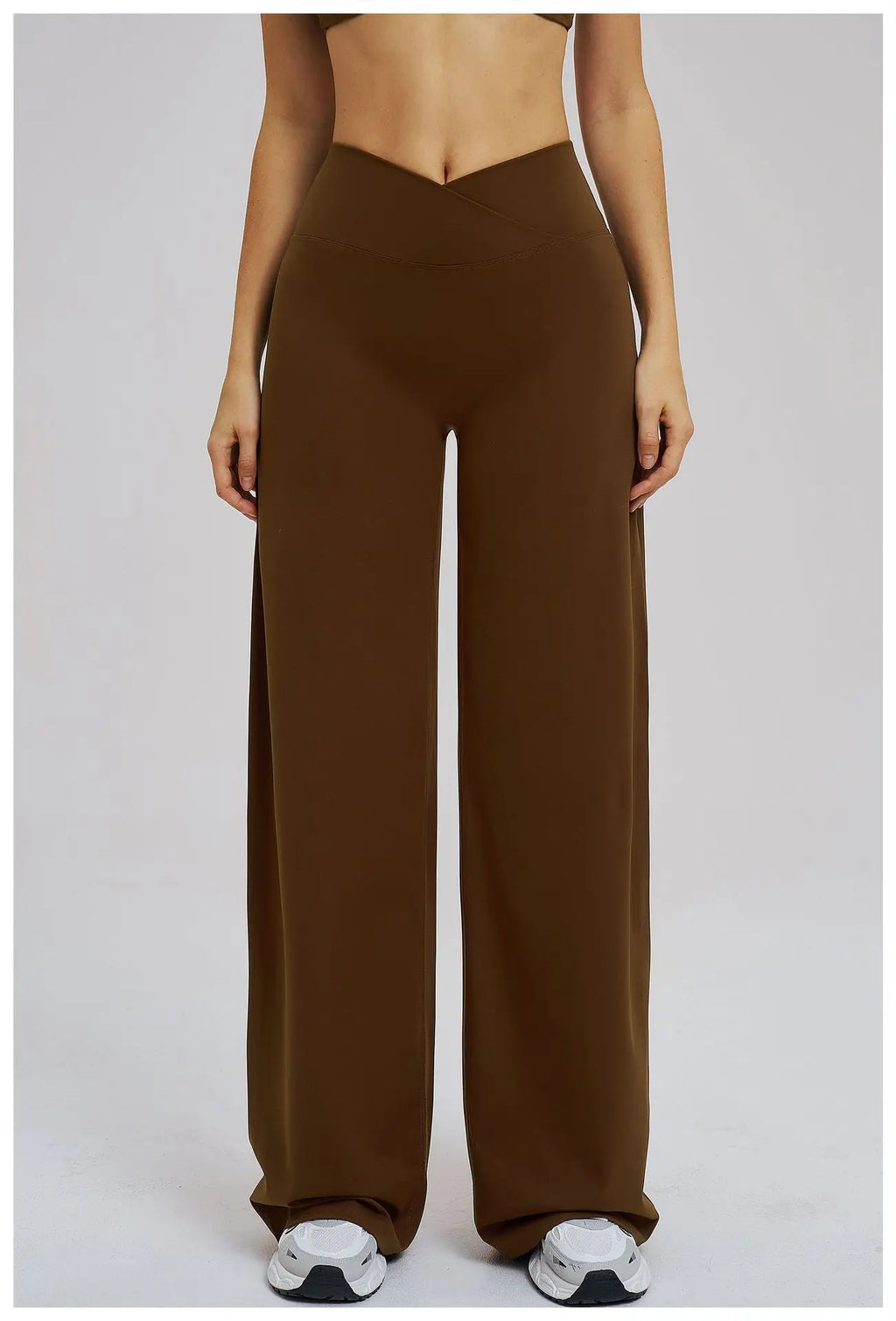 Yoga Flared Pants Women Sexy High Waist Wide Leg Pants Gym Fitness Bell Bottom Trousers Sports Flared Pants Latin Dance Trousers