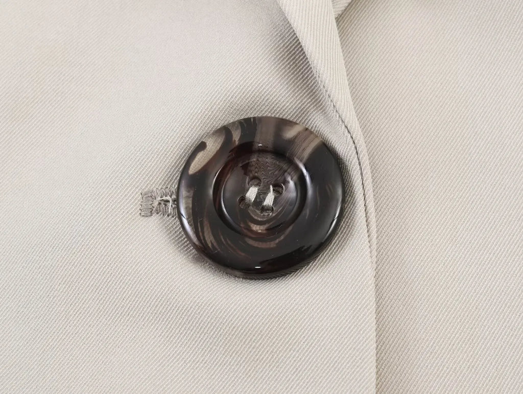 European and American style 2026 new double-button straight suit jacket with shoulder pads + pleated straight trousers suit