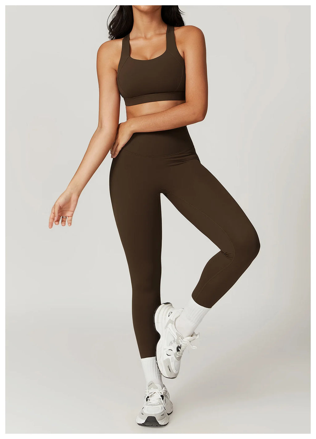 Women's Tracksuit 2PCS Fitness Suit Yoga Sets Sportswear Workout Sports Bra High Waist Leggings Gym Clothing Push Up Sports Suit