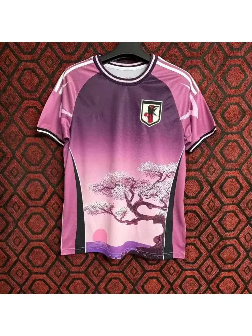 Cherry Blossom Pink Moto sweatshirt of the Japanese national football team 2025Breathable and sweat-free exercise