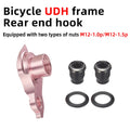 VXM UDH Bicycle Rear Mech Hanger M12 x 1.0 M12 x 1.5  Rear Derailleur Mount Adapter Derailleur Hanger For SRAM Bike Tail Hook