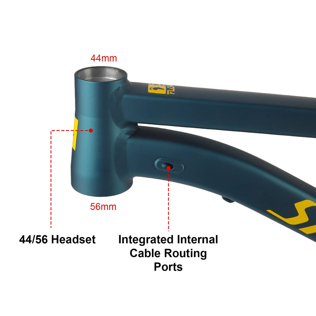 SPEEDONE 29'' Racetrack Bike Frame Ultralight Aluminum Alloy Mountain Bike Hardtail Frame Internal Routing 148x12mm Thru Axle