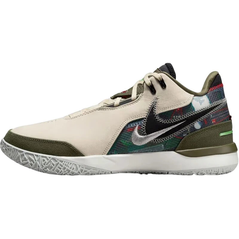 Nike Official Genuine 2024 Winter New Men's Cushion Patchwork Basketball Shoes HF0716-200