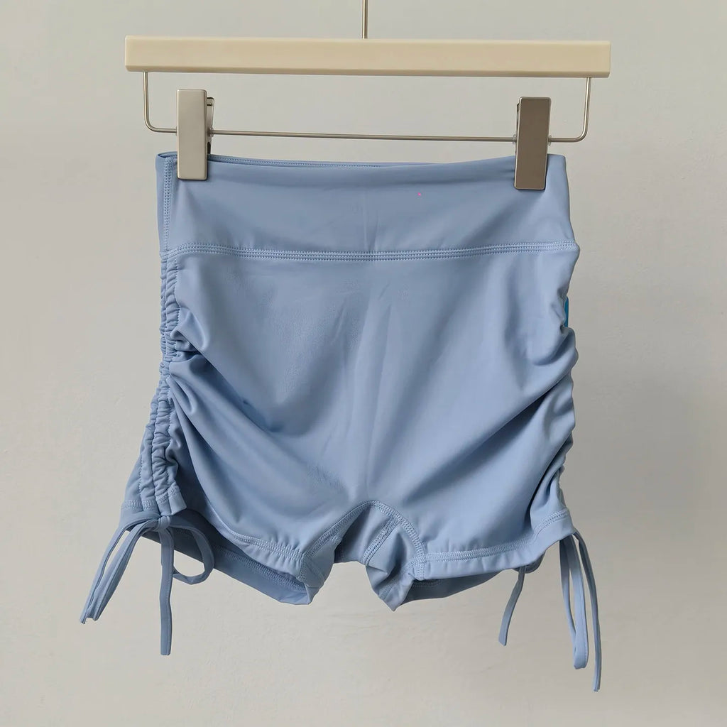 High-Waisted Yoga Shorts for Women Tummy-Tightening Butt-Lifting Quick-Drying Gym Sports Running Training Pilates Hot Pants