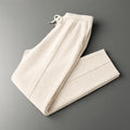 Autumn And Winter New Thick Leisure Cashmere Pants Men's Slim Knitted Pants 100% Pure Wool Pants To Keep Warm