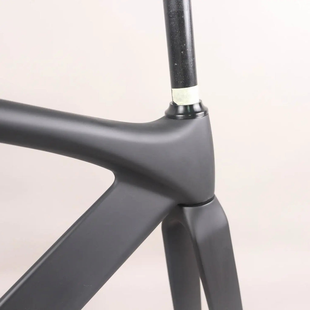 new full carbon fixed gear frame road frames fixed gravel  frameset with fork seat post  carbon bicycle frame