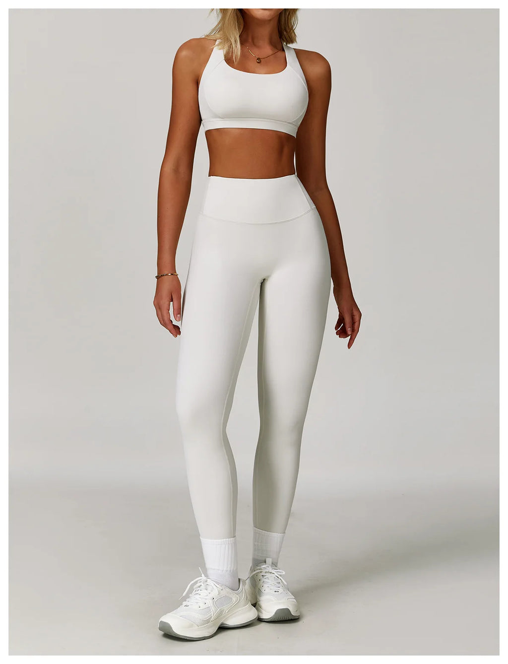 Women's Tracksuit 2PCS Fitness Suit Yoga Sets Sportswear Workout Sports Bra High Waist Leggings Gym Clothing Push Up Sports Suit