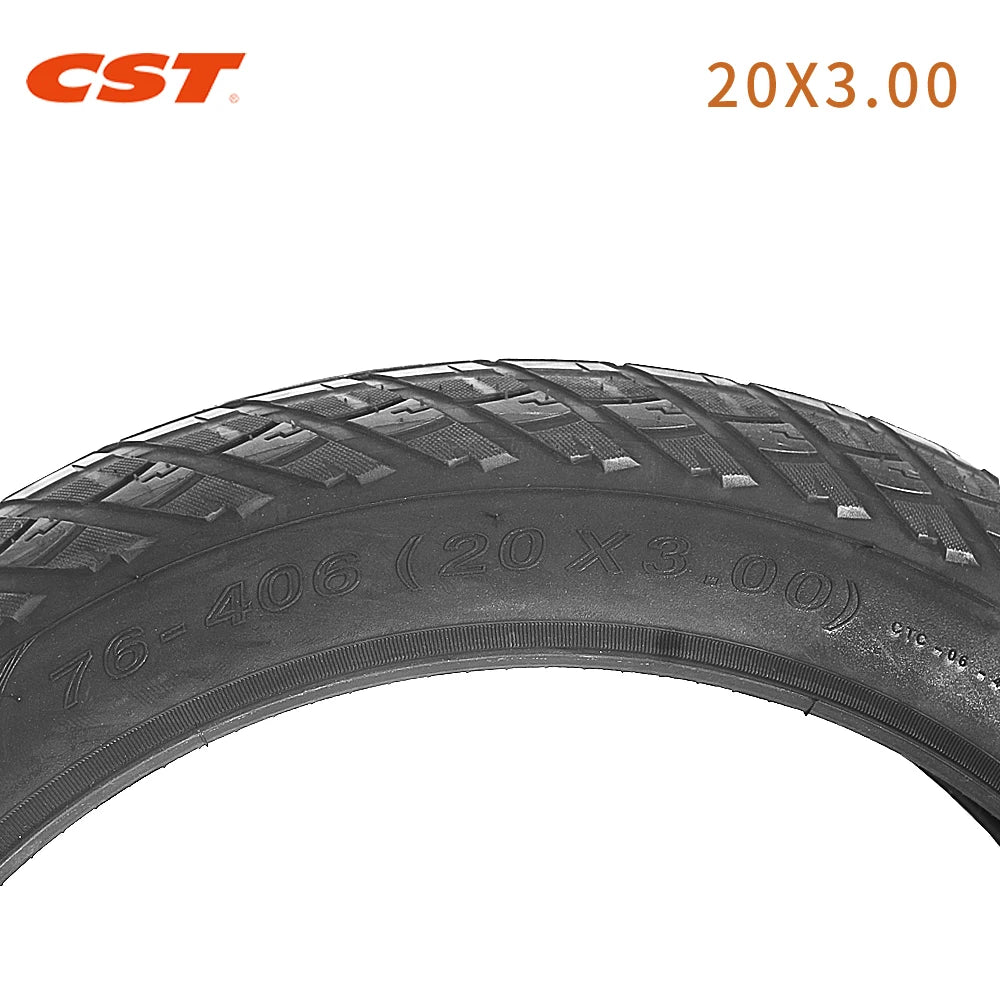 CST 20inch 20X3.00 Fat Tire Snow Beach Bicycle Tire 20*3.00 76-406 Electric Snowmobile MTB Bicycle Anti-Slip Fat Tire