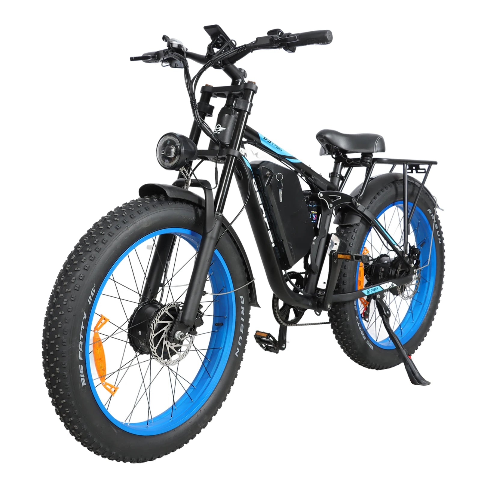 Baolujie Dp-2603-Sj E-Bike 3000W Dual Motor 52V32Ah Battery Adult Off-Road Riding Outdoor Electric Bicycle
