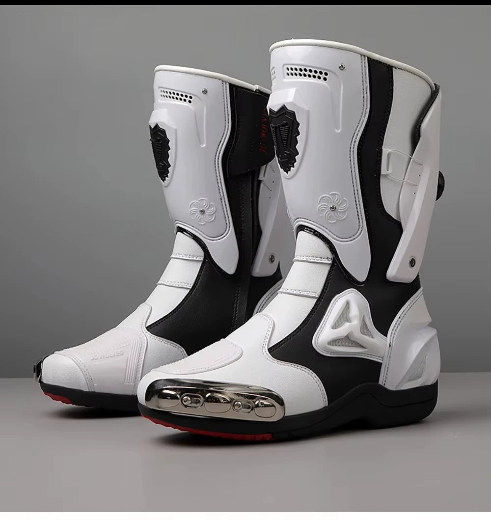 Motorcycle Boots Men Anti-slip Motorcyclist Shoes Adventure Touring Motocross MTB Dirt Bike Boots Motorcycle Accessories