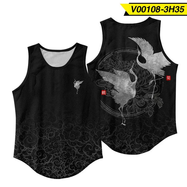 Anime Peak Costume Basketball Jersey Cosplay Uniform Vest Singlet Shirt Sleeveless Set Tank Tops