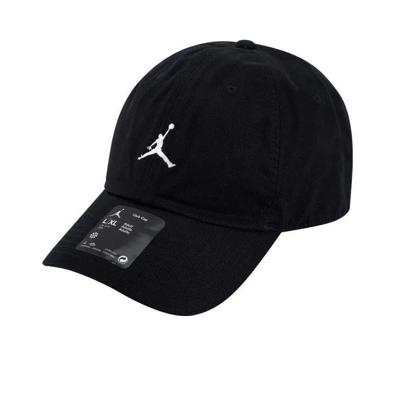 Jordan Brand Logo Design Cotton Baseball Cap Unisex Couple Style Black Hq1963-010