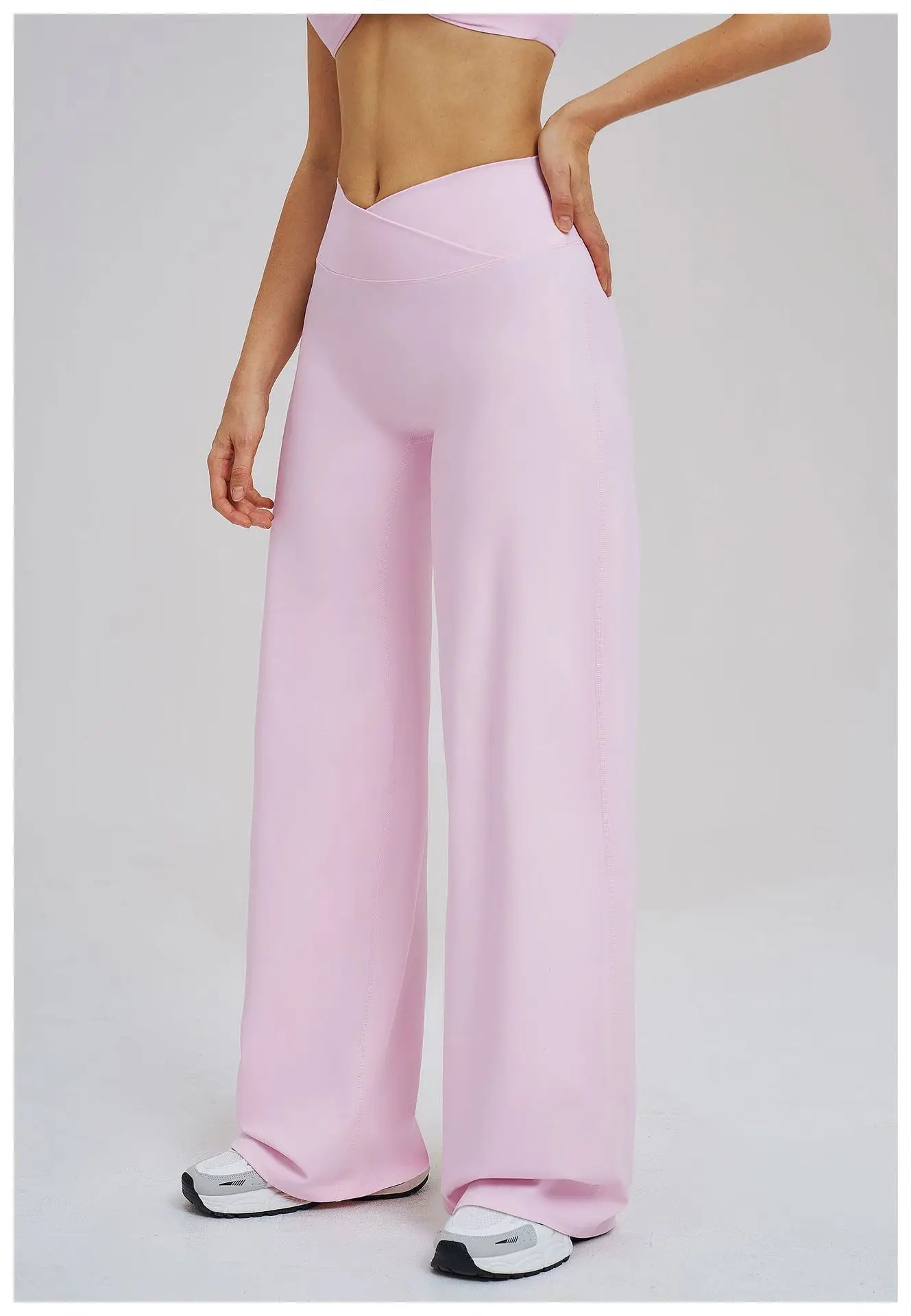 Yoga Flared Pants Women Sexy High Waist Wide Leg Pants Gym Fitness Bell Bottom Trousers Sports Flared Pants Latin Dance Trousers