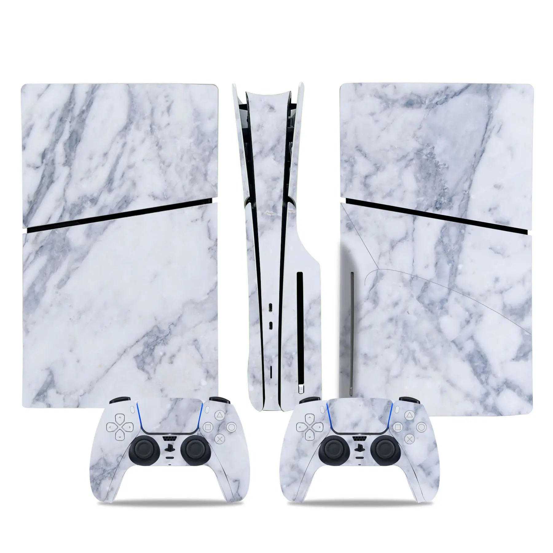 Decal Sticker for PS5 Slim Disc Skin Wrap for PS5 Slim Disc Full Protective Cover Console Skin for PS5 Slim