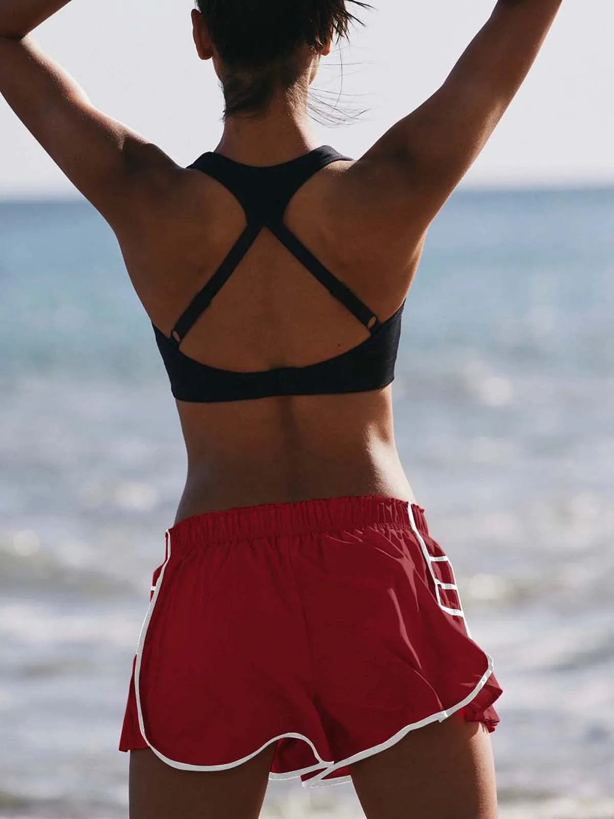 Women's loose breathable Sports shorts Casual Fitness Shorts Cycling Running Wearing Causal Thyin Anti-Walking Gym Yoga Pants