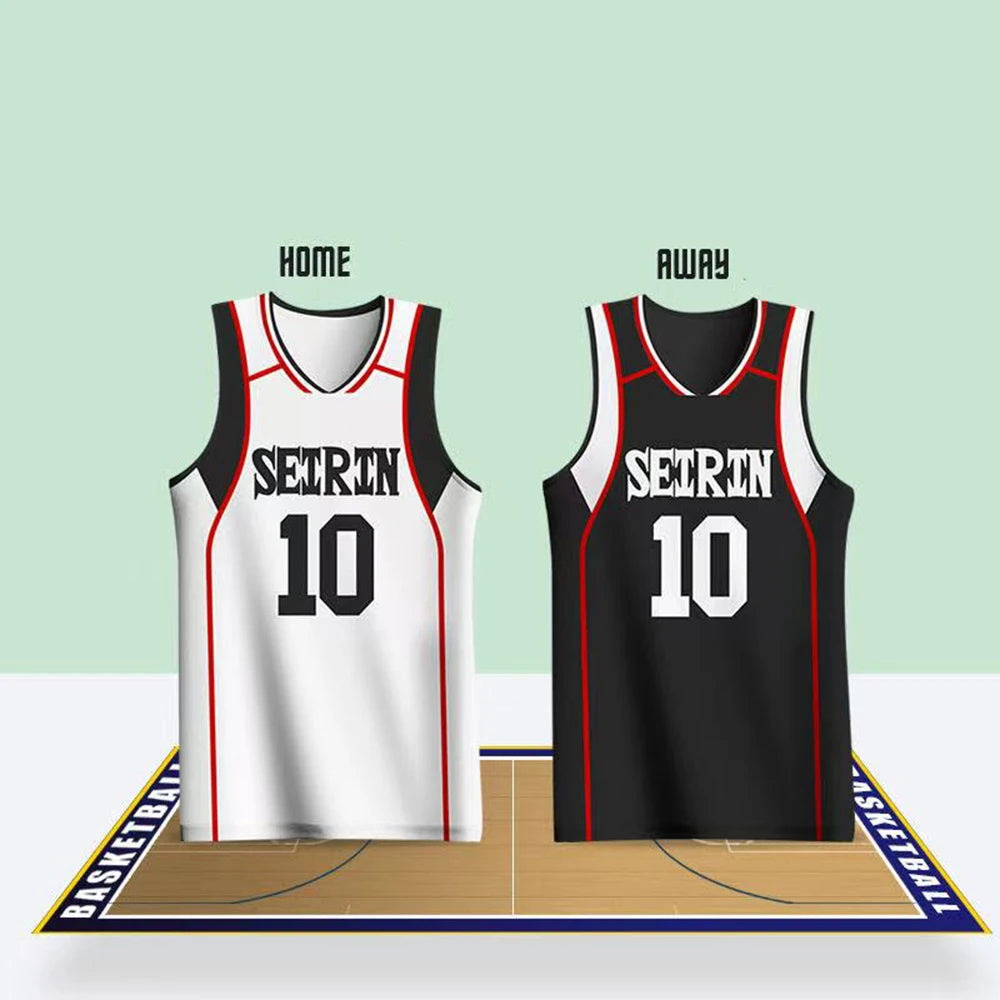 Kuroko Tetsuya Cosplay Anime Kuroko No Basket Cosplay Costume Wig Kagami Taiga Jersey SEIRIN Basketball 10 11 Jersey Sportswear
