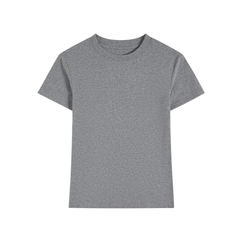 2025 Women's T-shirt Short Sleeve O-neck Cotton Loose Shirts for Women Korean Harajuku Streetwear Casual Spring Summer Top Tees