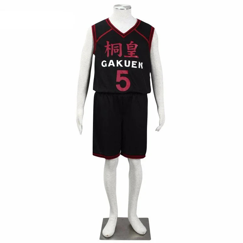 Anime Jersey Kuroko No Basuke Cosplay Costume Too Gakuen School Basketball Team Sport Outfit Aomine Daiki Jersey