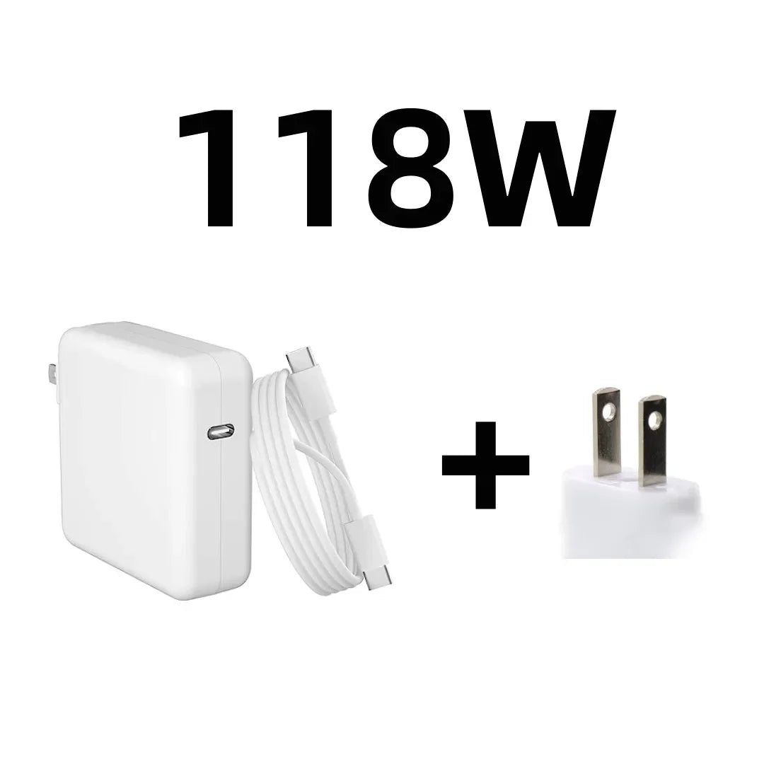 Charger for Apple Macbook Pro 16 15 13 inches laptop, 30W 61W 87W 96W 100W 118W 140W, MacBook Pro type-c