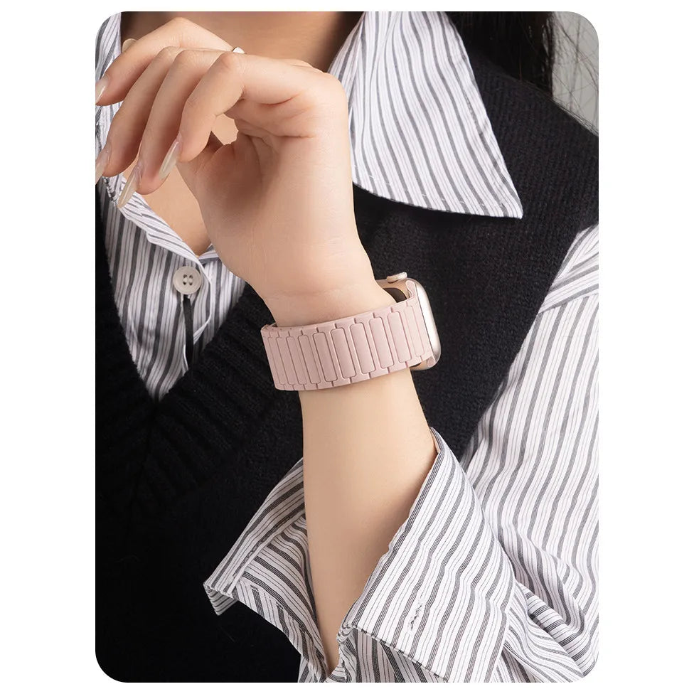 Silicone Case+Strap bracelet correa cover For Apple Watch 10 46mm 49 44mm 40 45mm 41 42mm for iWatch series 9 8 7 6 5 4 Ultra 2