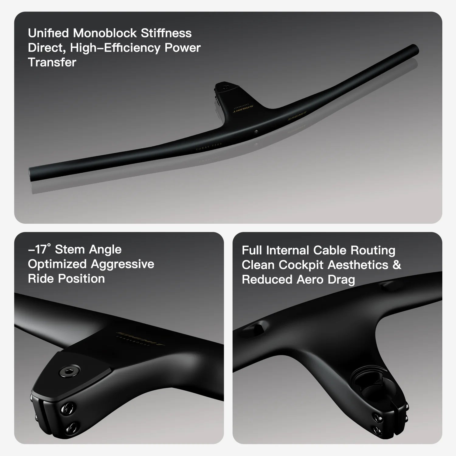 SAGMIT T800 Carbon MTB Bicycle Handle Ultralight 740MM Length 31.8mm Mountain Bike Handlebar Bike Accessories