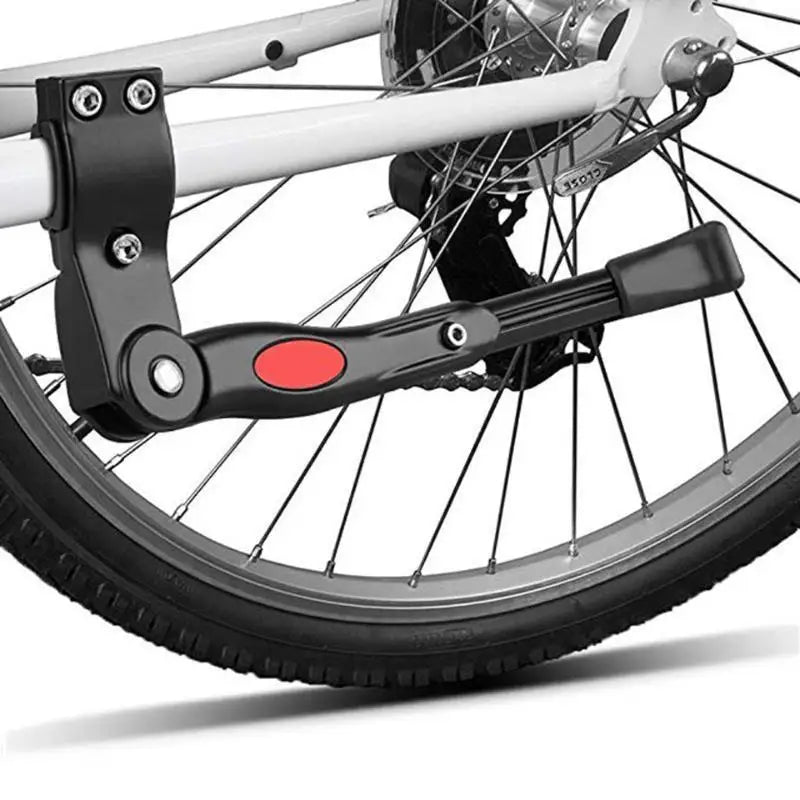 1Pcs Adjustable Bike Stand Black/White Bicycle Kickstand for MTB Road Mountain Bike Parking Rack Side Support Foot Brace