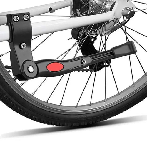1Pcs Adjustable Bike Stand Black/White Bicycle Kickstand for MTB Road Mountain Bike Parking Rack Side Support Foot Brace